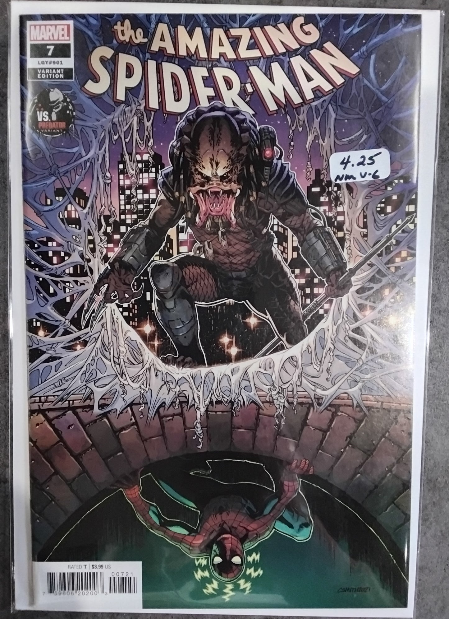 Amazing Spider-Man Vol 6 #07 Cory Smith Predator Variant Cover