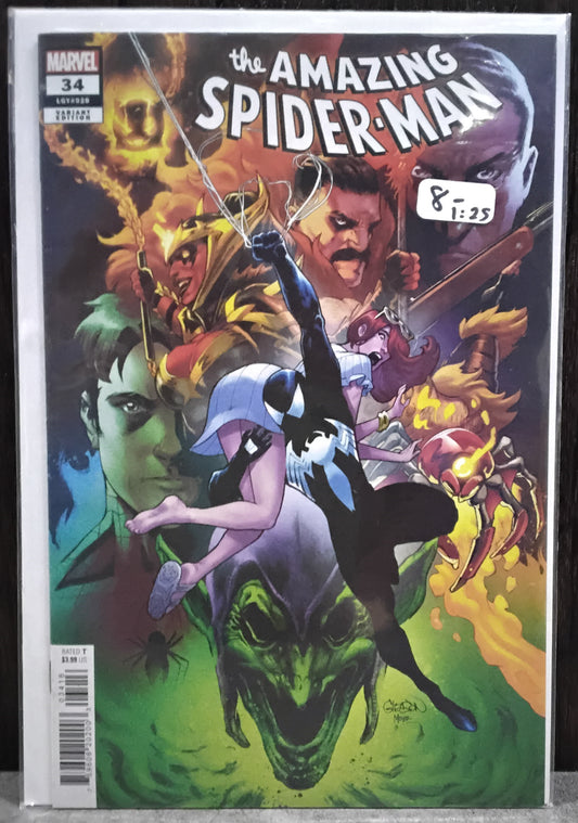 Amazing Spider-Man Vol 6 #34 Patrick Gleason 1:25 Incentive Variant Cover