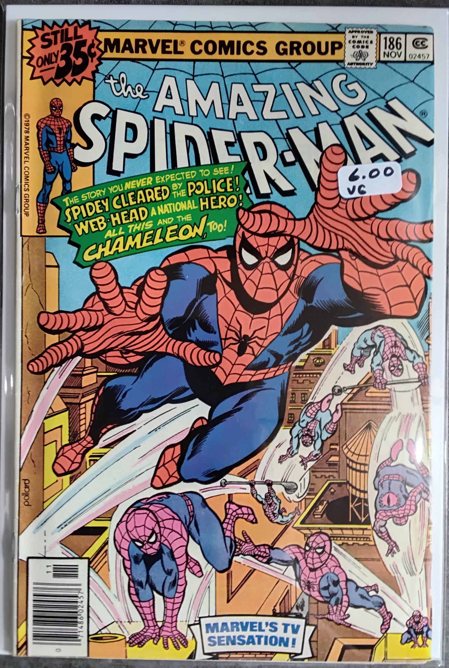 Amazing Spider-Man Vol 1 #186 Newsstand Edition (Very Good)
