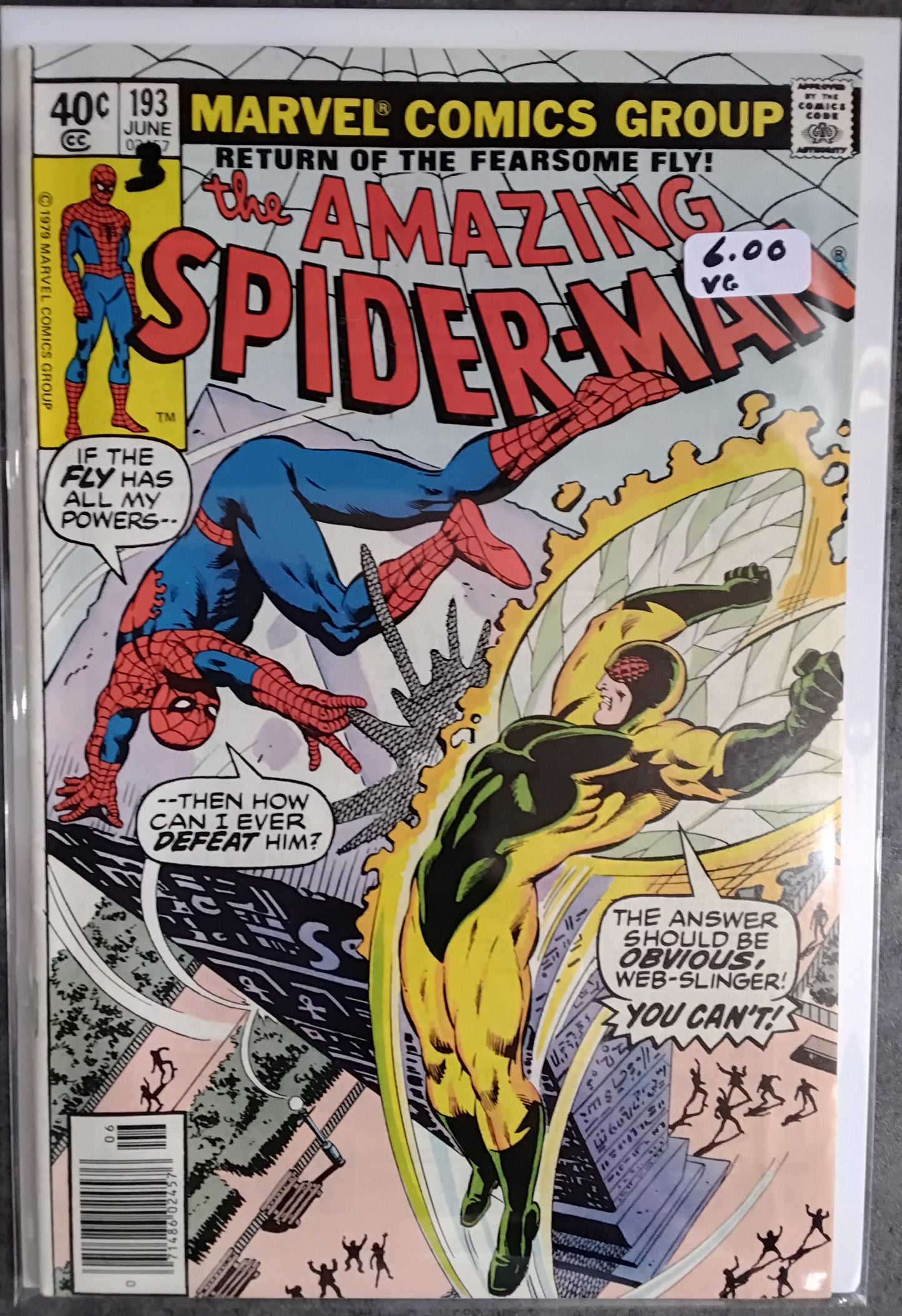 Amazing Spider-Man Vol 1 #193 Newsstand Edition (Very Good)