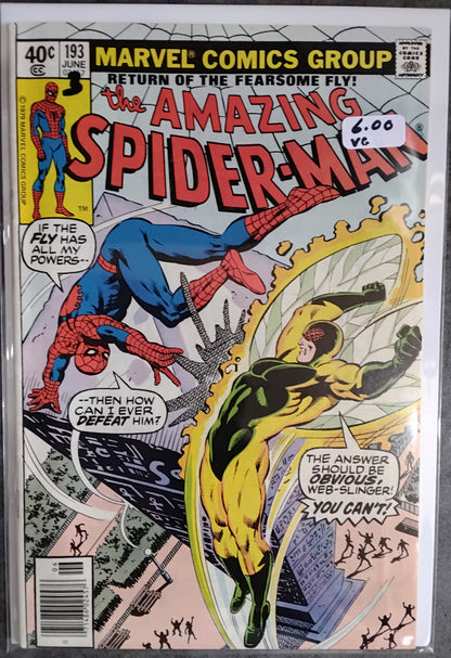 Amazing Spider-Man Vol 1 #193 Newsstand Edition (Very Good)