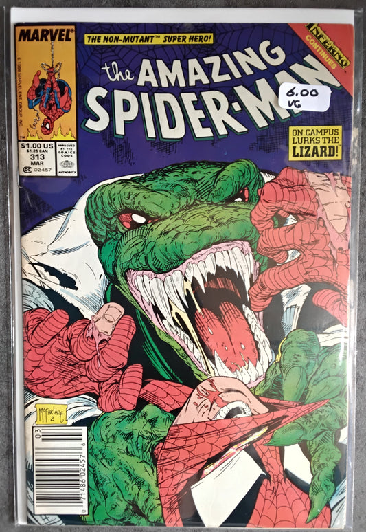 Amazing Spider-Man Vol1 #313 Newsstand Edition