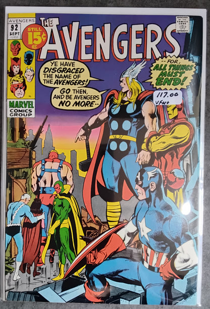 Avengers Vol 1 #092 (VF+)