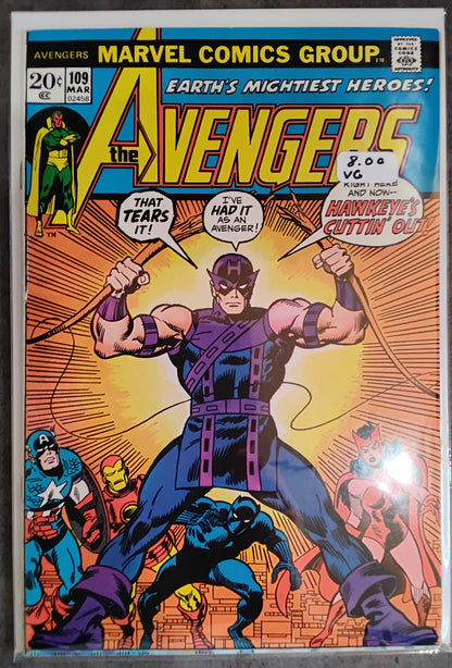 Avengers Vol 1 #109 (VG)