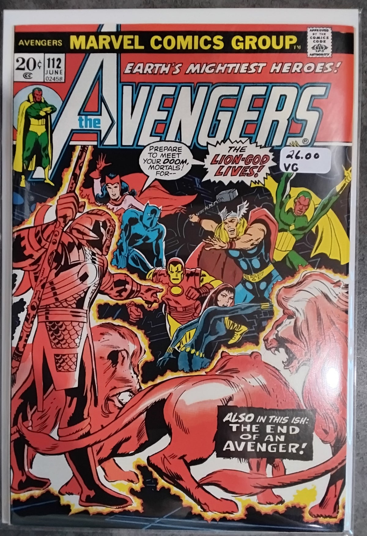 Avengers Vol 1 #112 (VG)