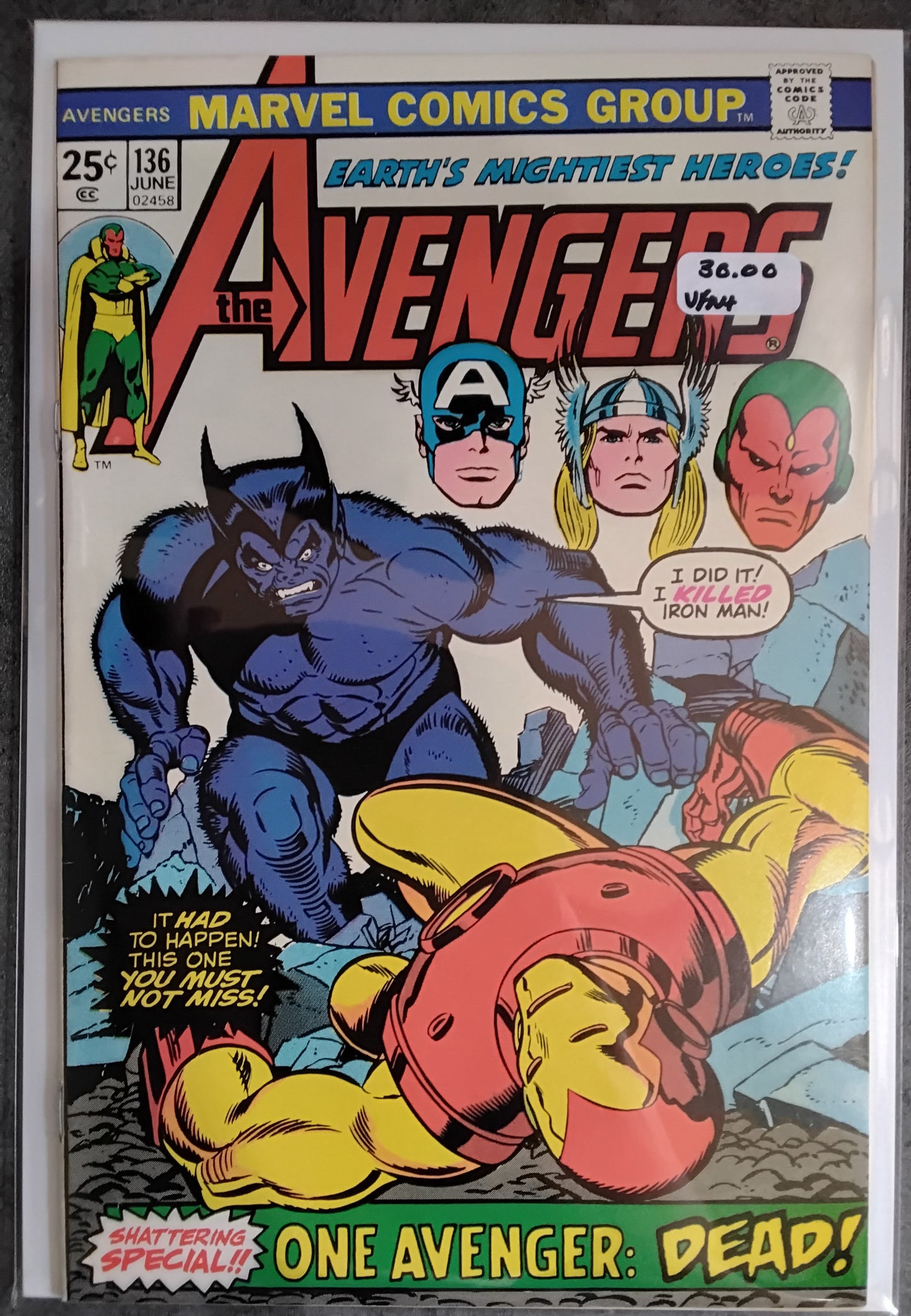 Avengers Vol 1 #136 (VF+)