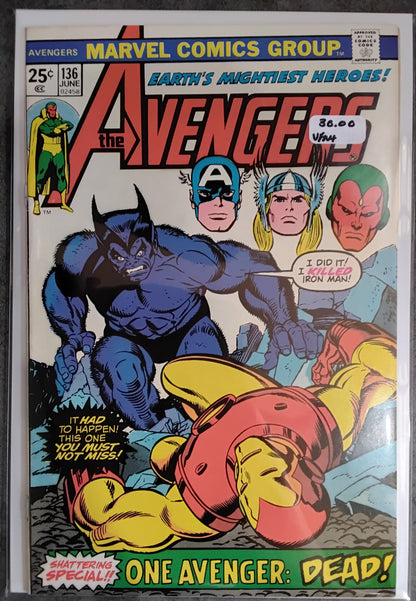 Avengers Vol 1 #136 (VF+)