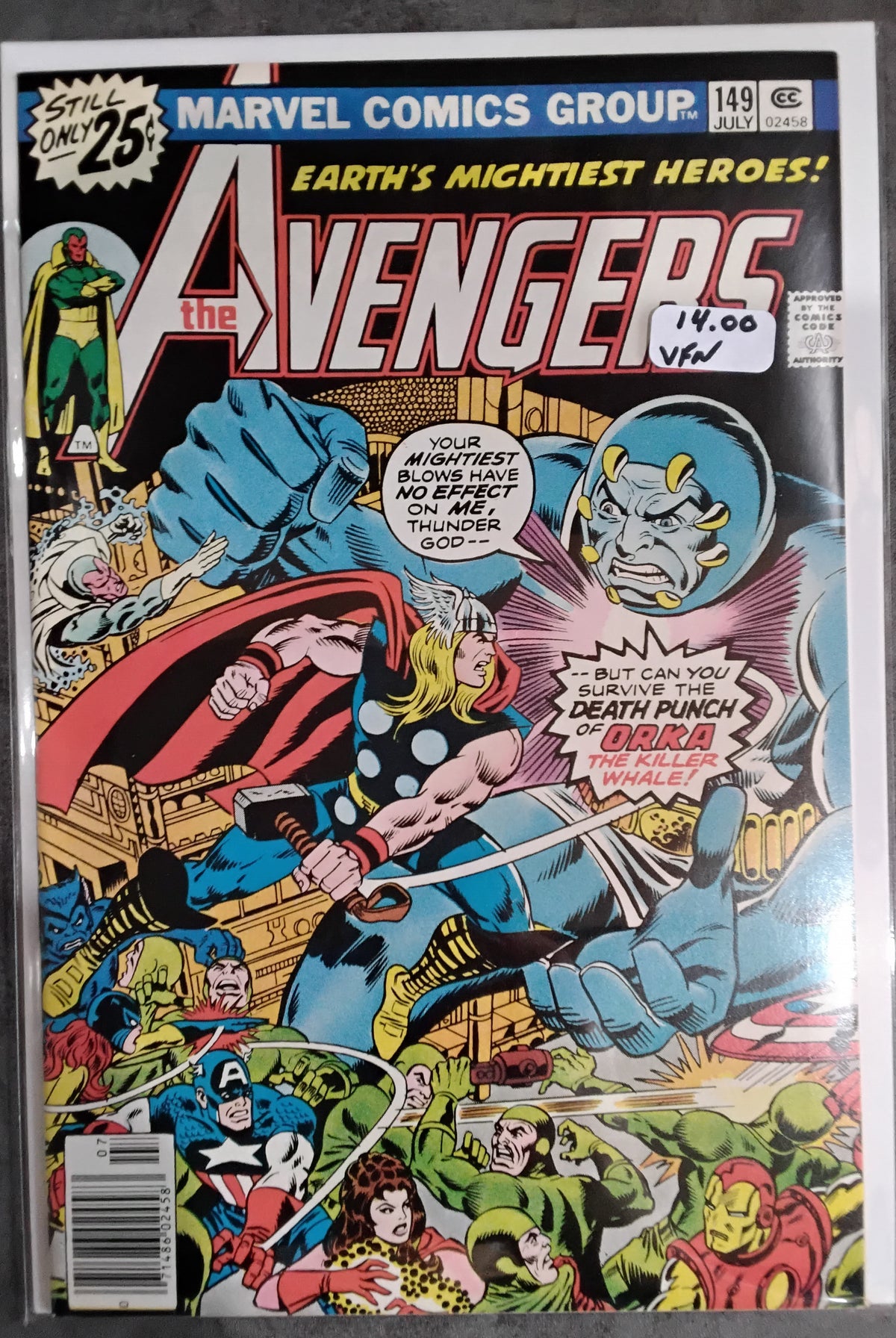 Avengers Vol 1 #149 Newsstand Edition (VF)