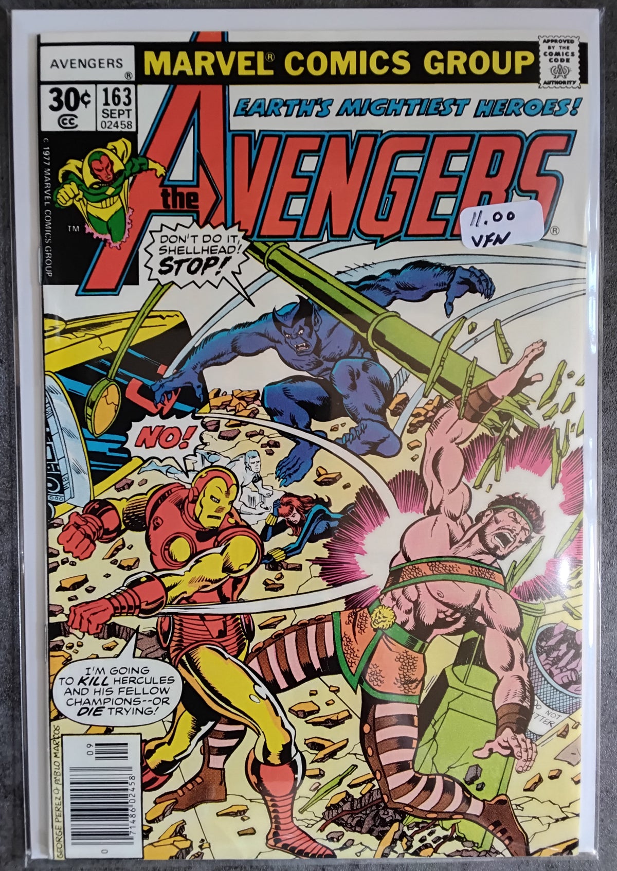 Avengers Vol 1 #163 Newsstand Edition (VF)