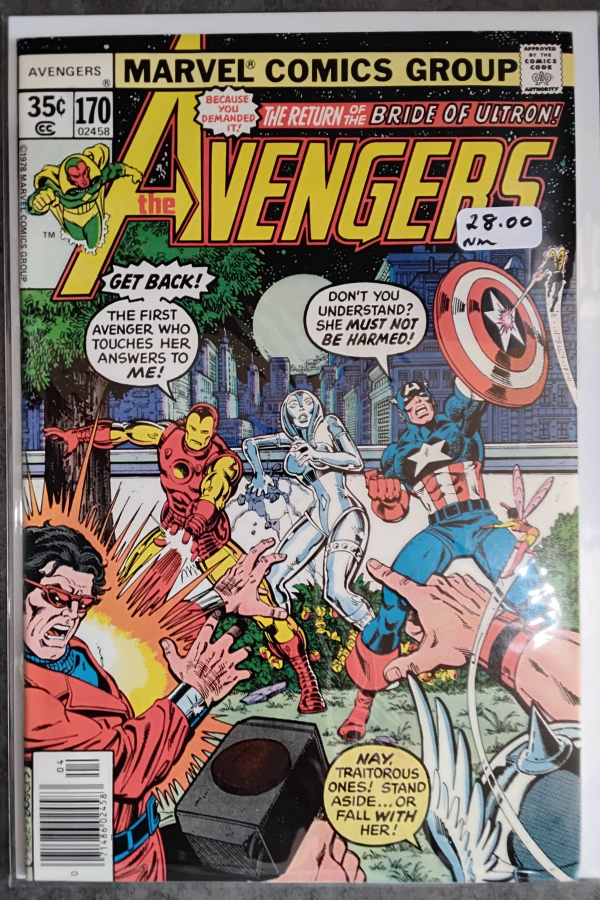 Avengers Vol 1 #170 Newsstand Edition (NM)