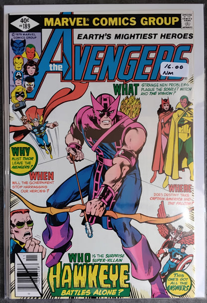 Avengers Vol 1 #189 Direct Edition (NM)