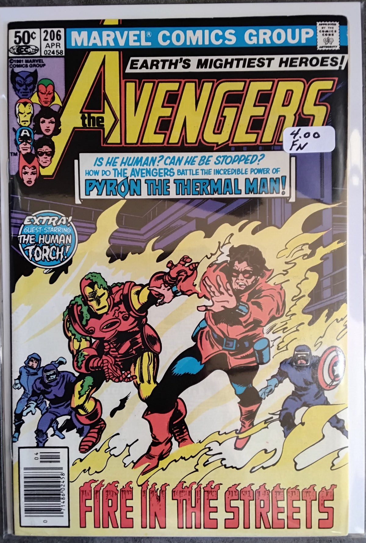 Avengers Vol 1 #206 Newsstand Edition (FN)