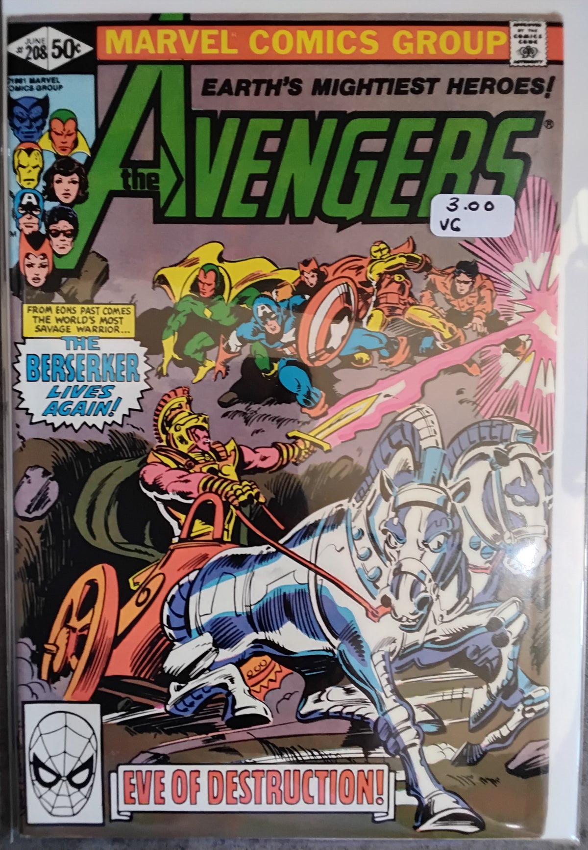 Avengers Vol 1 #208 Direct Edition (VG)