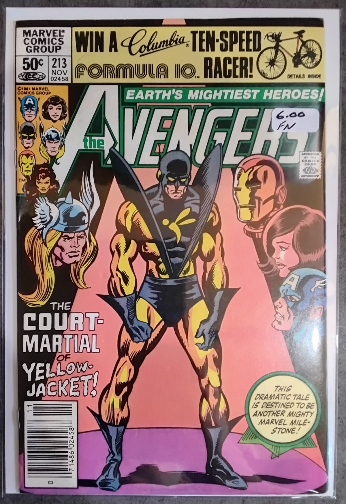 Avengers Vol 1 #213 Newsstand Edition (FN)