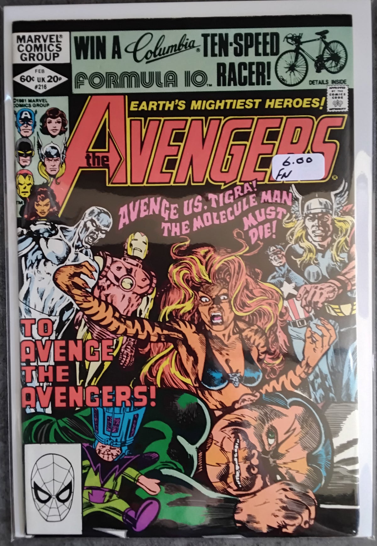 Avengers Vol 1 #216 Direct Edition (FN)
