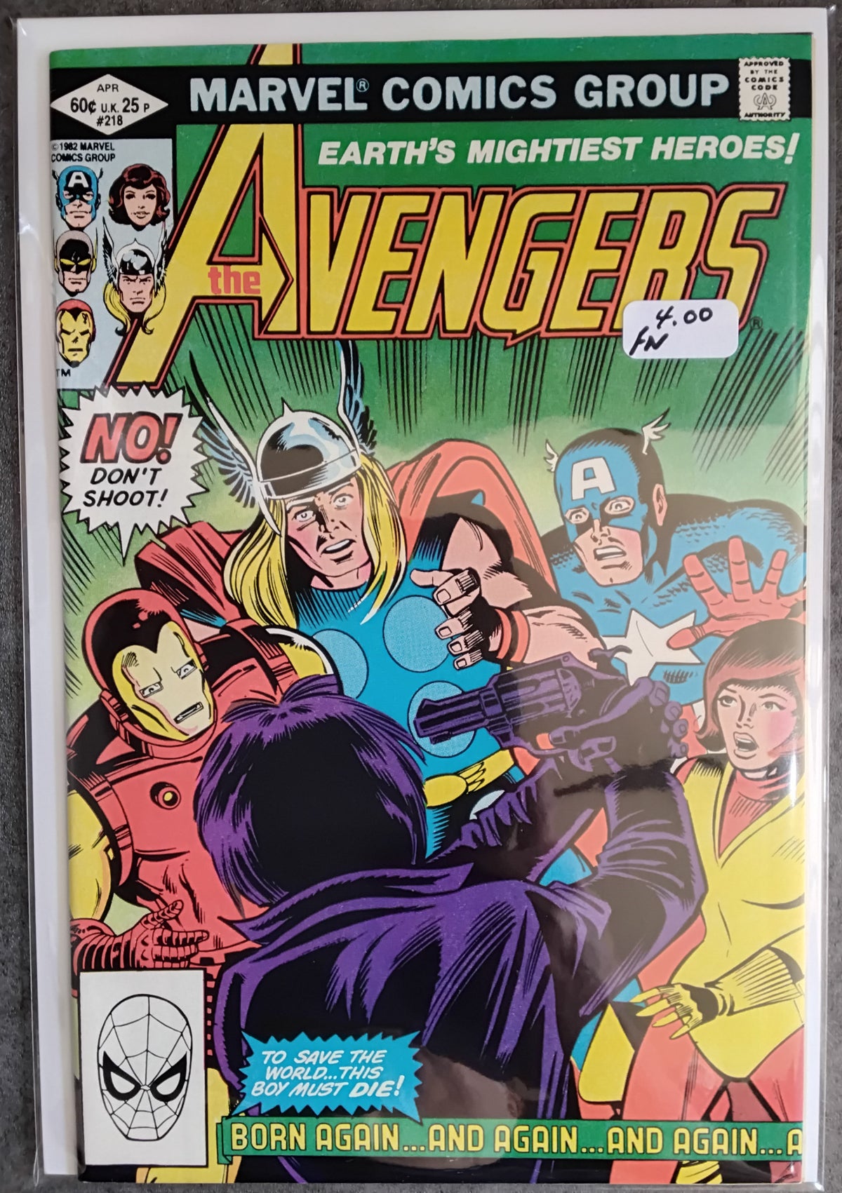 Avengers Vol 1 #218 Direct Edition (FN)