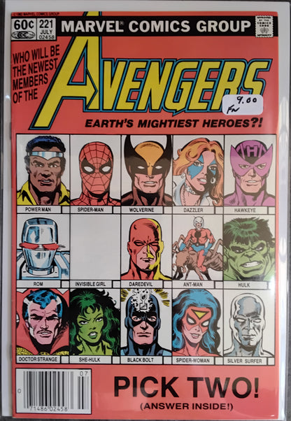 Avengers Vol 1 #221 Newsstand Edition (FN)