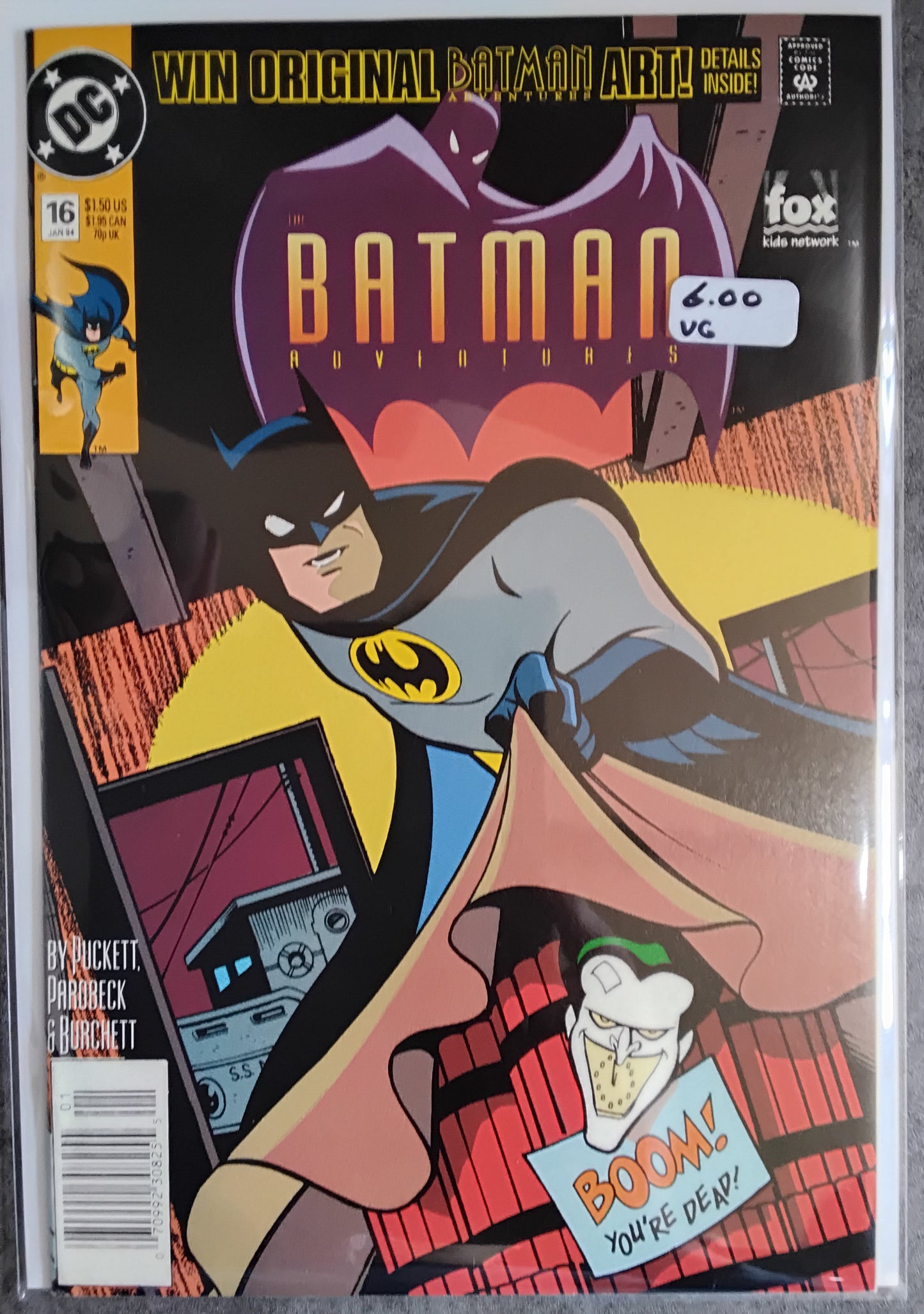 Batman Adventures Vol 1 #16 Newsstand Edition