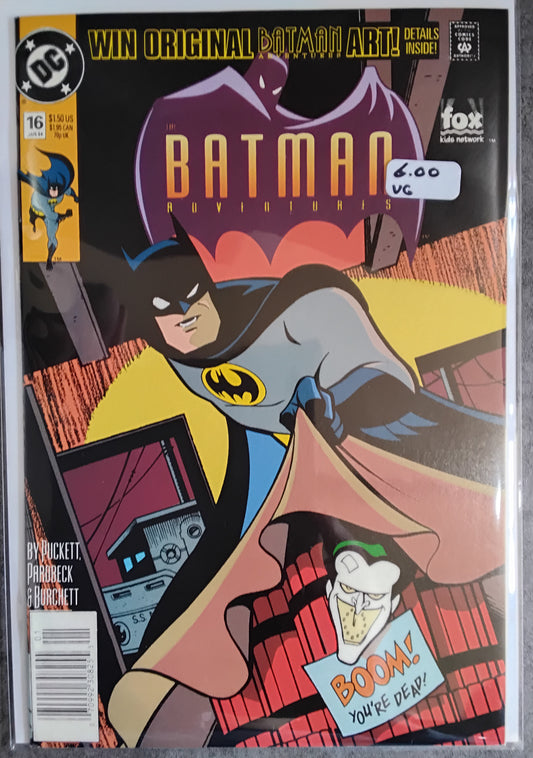 Batman Adventures Vol 1 #16 Newsstand Edition