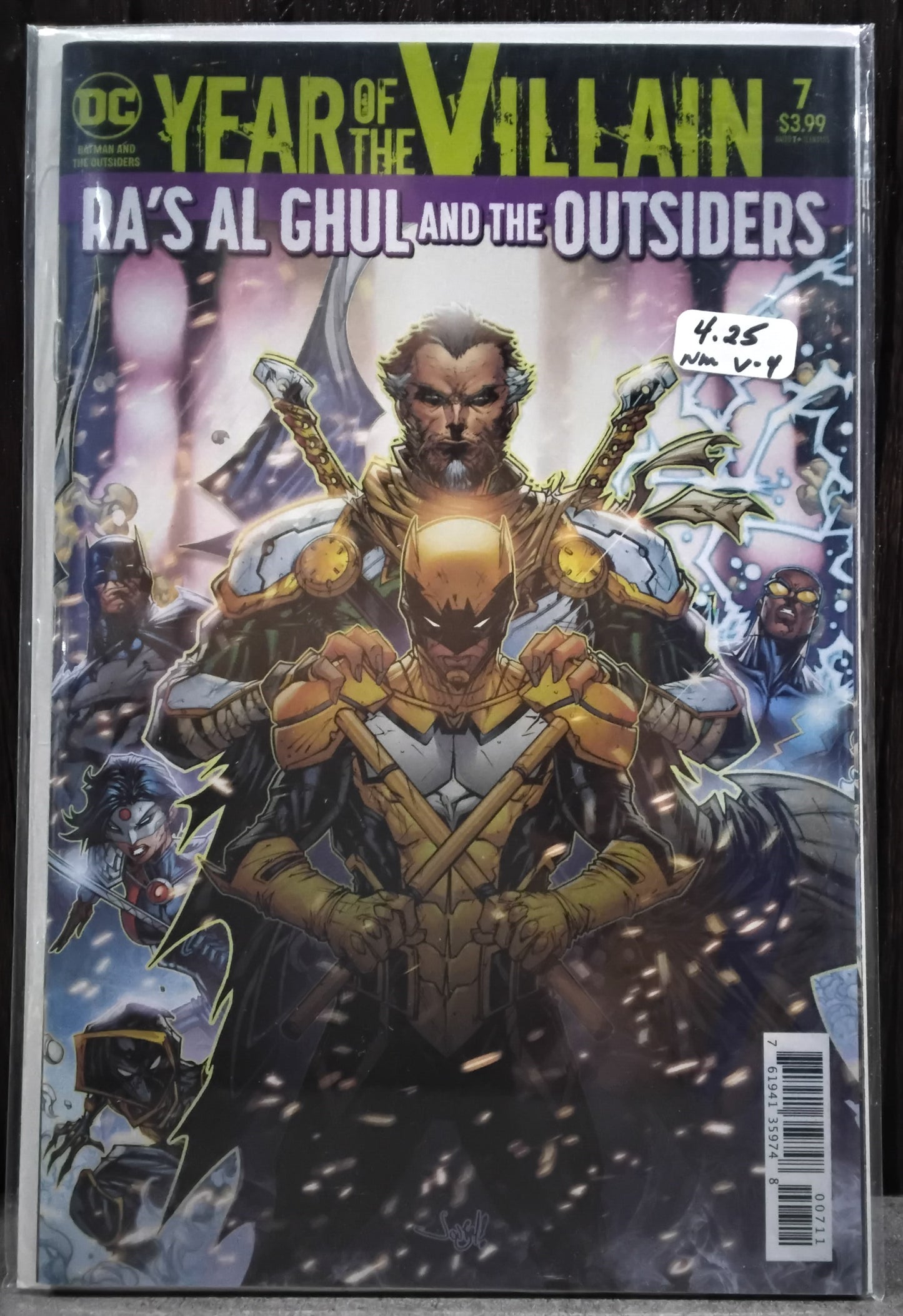 Batman And The Outsiders Vol. 4 #07 Jonboy Meyers Year Of The Villain Acetate