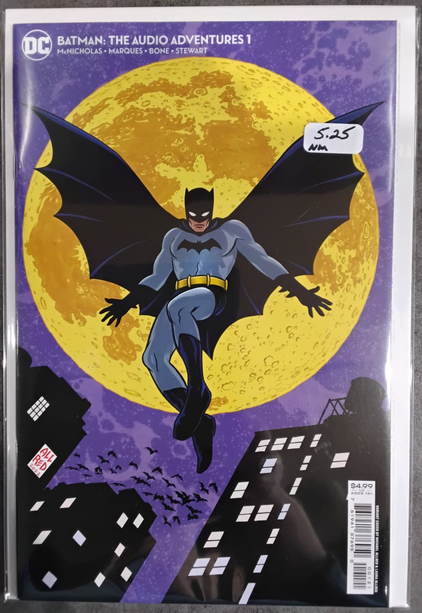 Batman: The Audio Adventures #1 Michael Allred Card Stock Variant Cover