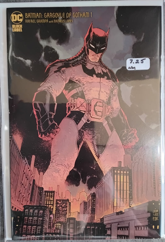 Batman: Gargoyle Of Gotham #1 Jim Lee Variant Cover