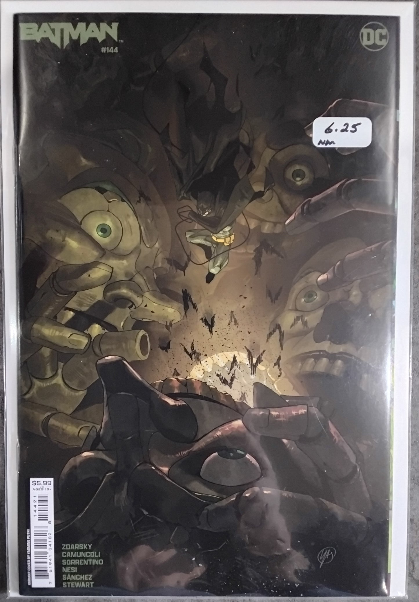Batman (DC Rebirth) #144 Yasmine Putri Card Stock Variant Cover