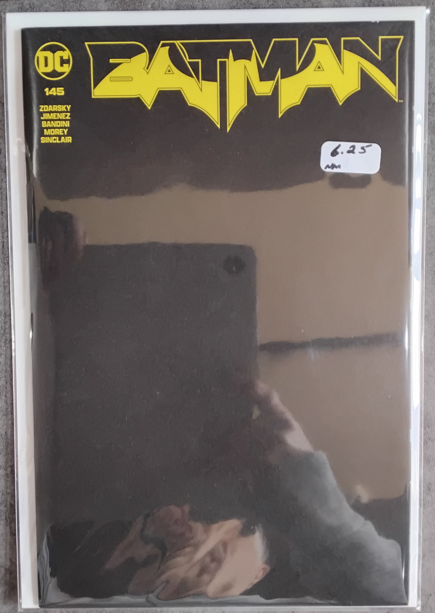Batman (Rebirth) #145 Black Blank Card Stock Variant Cover
