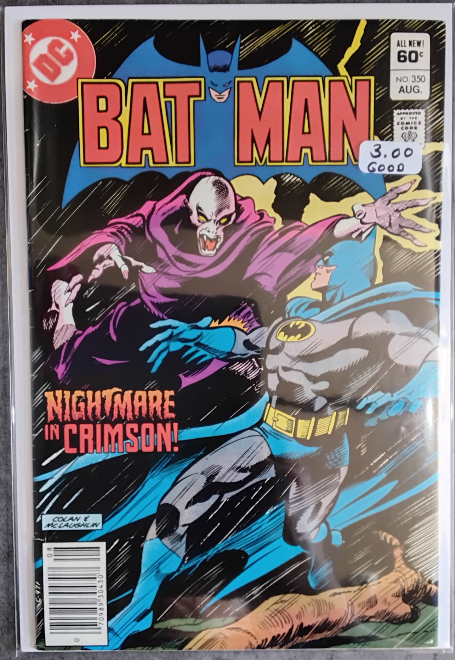 Batman Vol 1 #350 Newsstand Edition (GD)