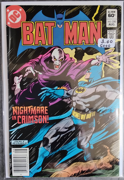 Batman Vol 1 #350 Newsstand Edition (GD)