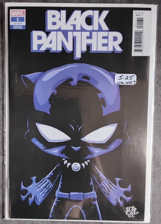 Black Panther Vol 7 #01 Skottie Young Variant Cover