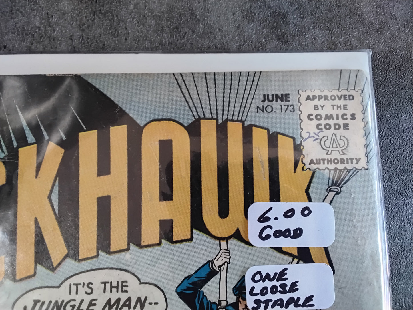 Blackhawk Vol 1 #173 (One Loose Staple)