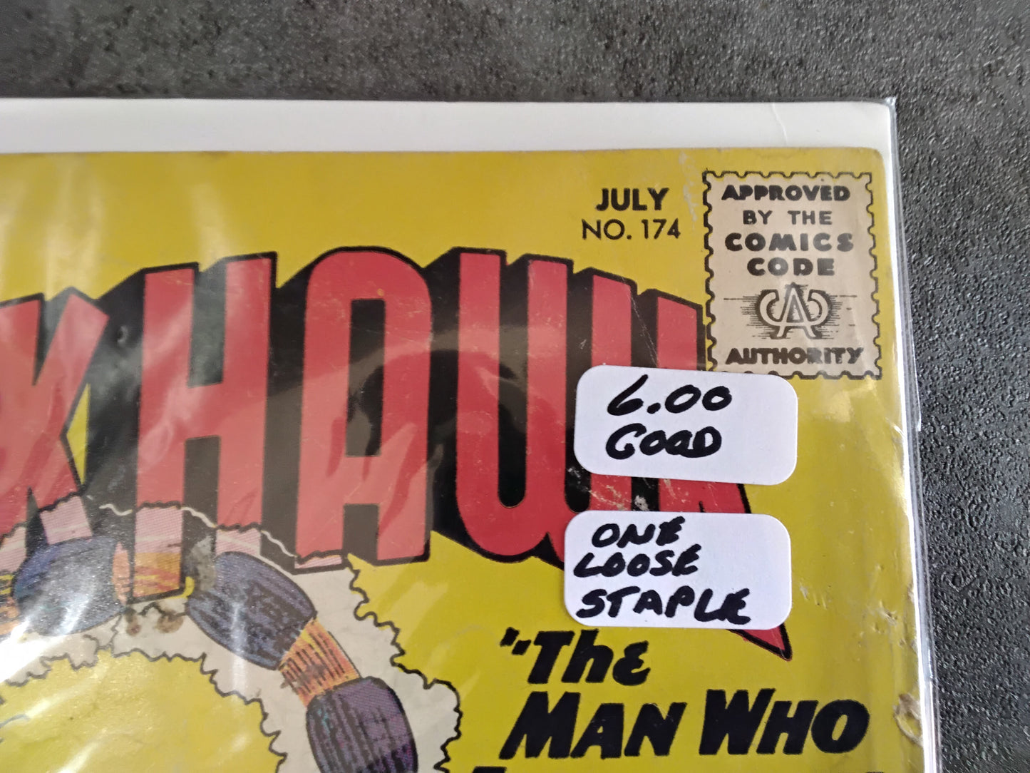 Blackhawk Vol 1 #174 (One Loose Staple)