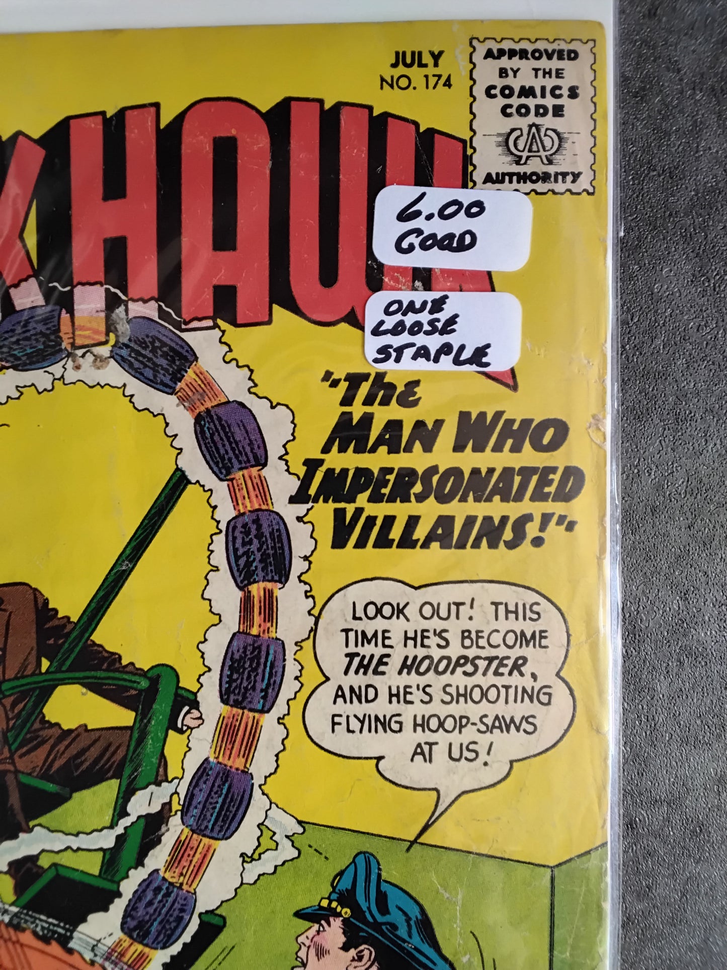 Blackhawk Vol 1 #174 (One Loose Staple)