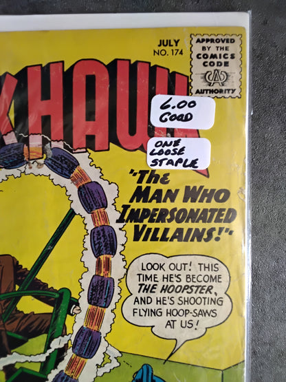 Blackhawk Vol 1 #174 (One Loose Staple)