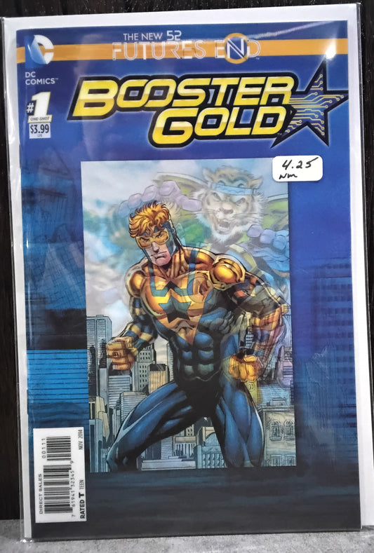 Booster Gold (New 52) Futures End #1 Lenticular Cover