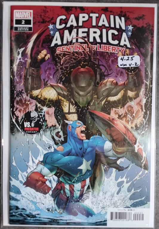 Captain America: Sentinels Of Liberty #2 Iban Coello Predator Variant Cover