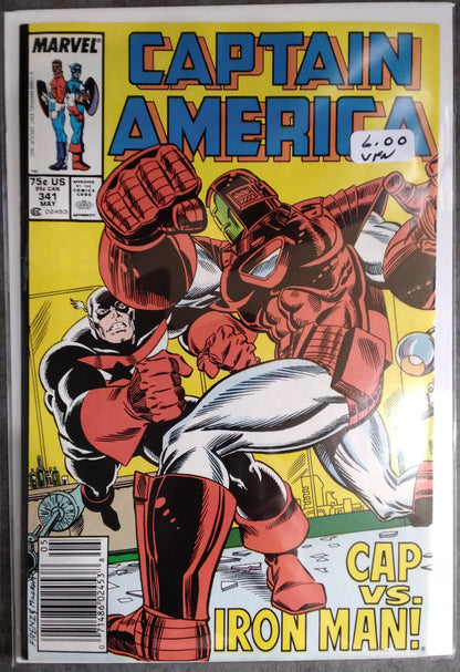 Captain America Vol 1 #341 Newsstand Edition