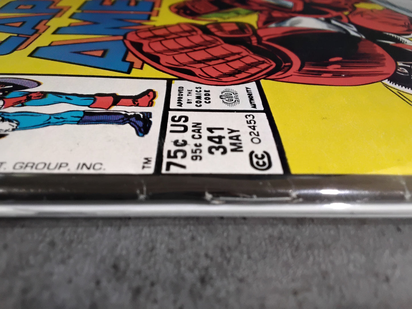 Captain America Vol 1 #341 Newsstand Edition
