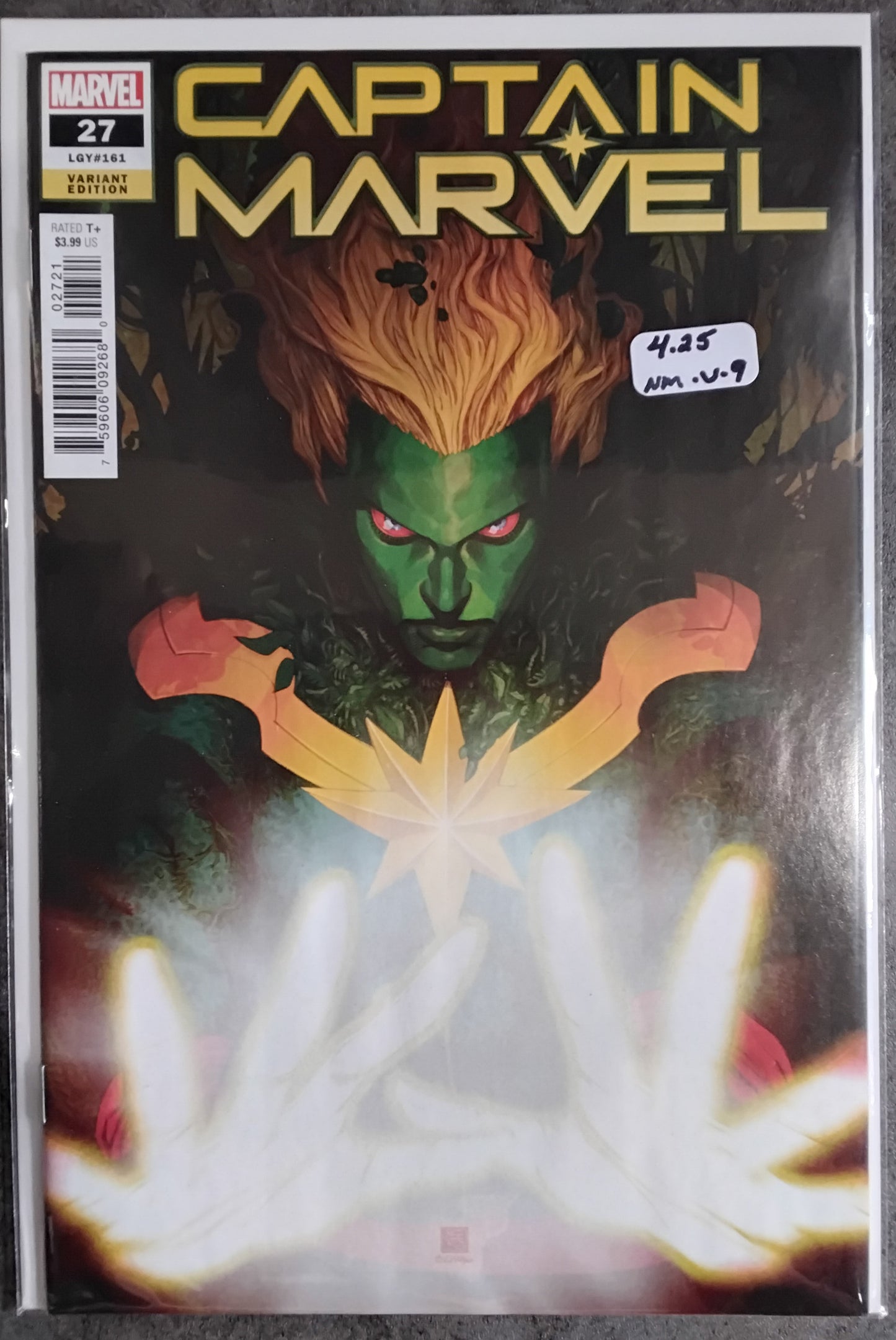 Captain Marvel Vol 9 #27 Bernard Chang Variant Cover