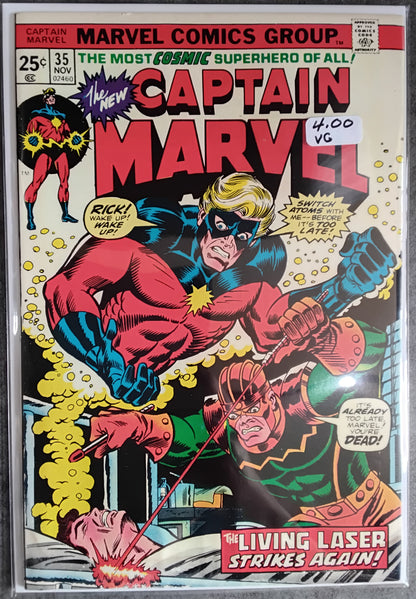 Captain Marvel Vol 1 #35 (VG)