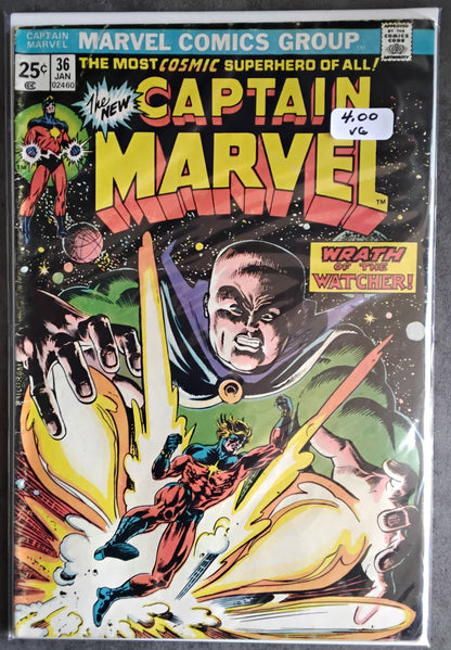 Captain Marvel Vol 1 #36 (VG)