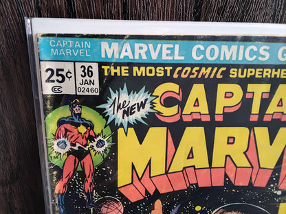 Captain Marvel Vol 1 #36 (VG)