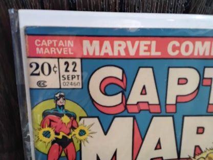 Captain Marvel Vol 1 #22 (VG)