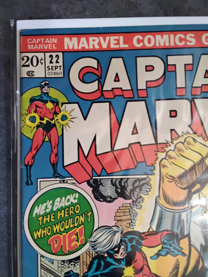 Captain Marvel Vol 1 #22 (VG)