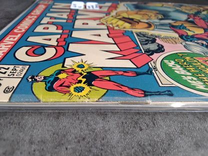 Captain Marvel Vol 1 #22 (VG)