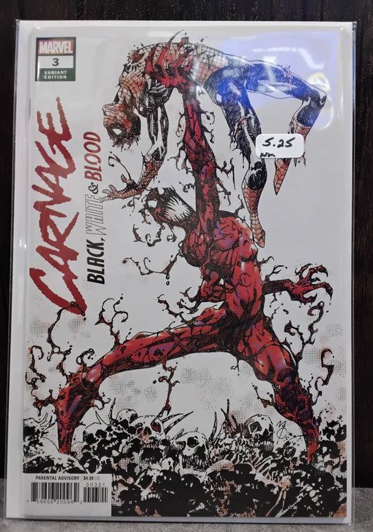 Carnage: Black, White & Blood #3 John McCrea Variant Cover