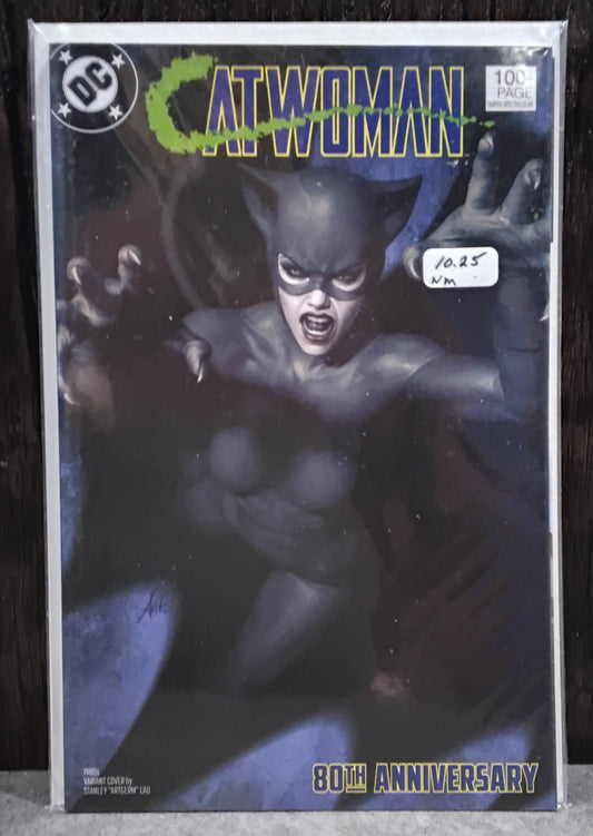 Catwoman 80th Anniversary 100 Page Super Spectacular #1 Stanley "Artgerm" Lau 1980's Variant Cover
