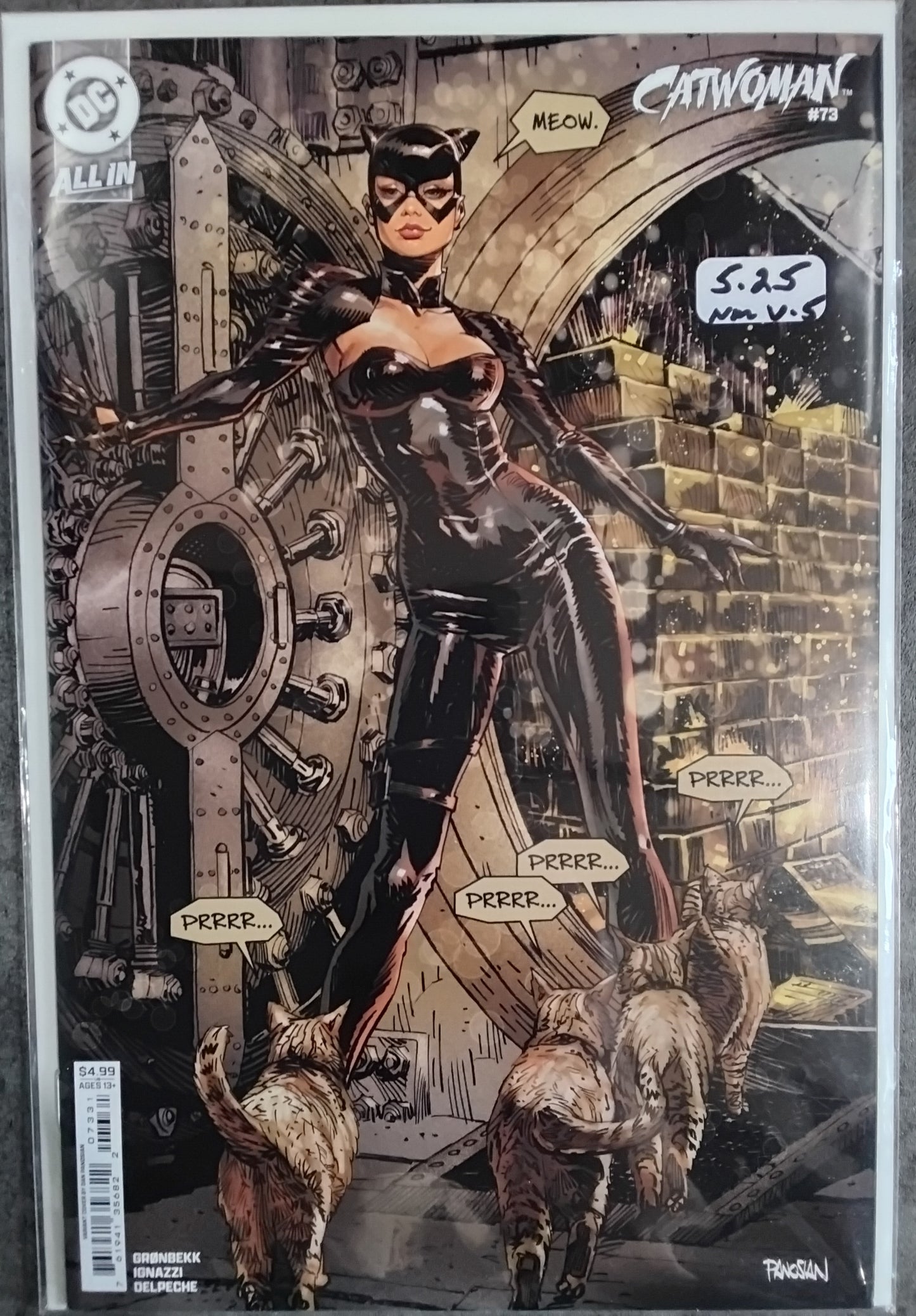 Catwoman Vol 5 #73 Dan Panosian Card Stock Variant Cover