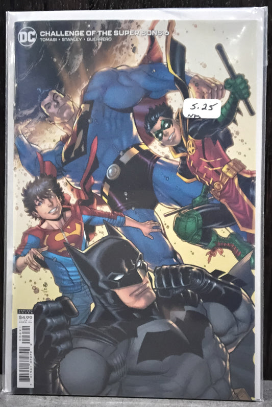 Challenge Of The Super Sons #6 Nick Bradshaw Card Stock Variant Cover